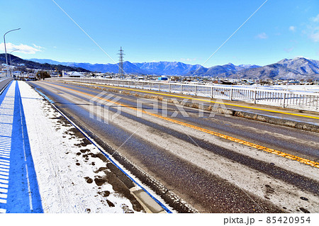 上田橋/千曲川より三好町方面を望む(長野県上田市)【2022.1】 上田橋/千曲川より三好町方面を望む(長野県上田市)【2022.1】 85420954