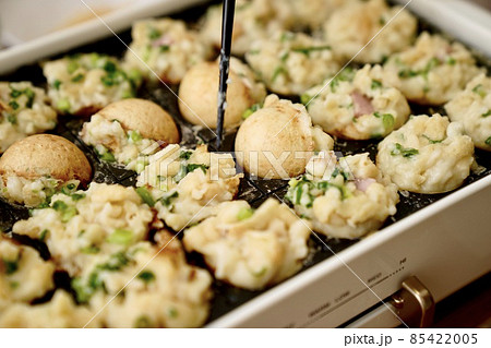 ホットプレートで焼くたこ焼き 85422005