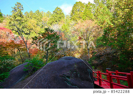 鬼岩公園　もみじ橋　瑞浪市 85422288