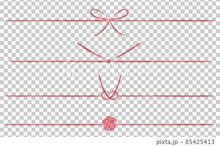 手繪 Mizuhiki 設置 Noshi 85425413