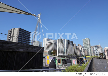 東京都品川区東品川の天王洲ハーバーマーケットの風景 東京都品川区東品川の天王洲ハーバーマーケットの風景 85425835