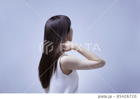 若い日本人女性の髪の毛イメージ 85426720