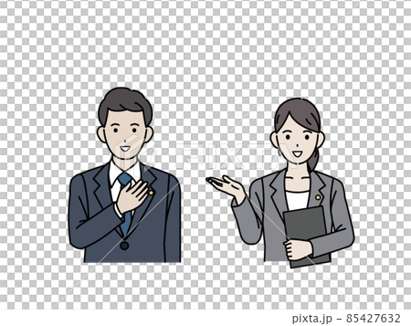 Lawyer, tax accountant, men and women with badges, consultation, peace of mind, illustration material Lawyer, tax accountant, men and women with badges, consultation, peace of mind, illustration material 85427632