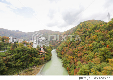 福島県 秋 会津若松市 芦ノ牧温泉 福島県 秋 会津若松市 芦ノ牧温泉 85428577