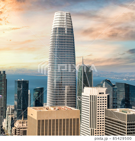 San Francisco cityscape with Salesforce Tower, California, USA 85429500