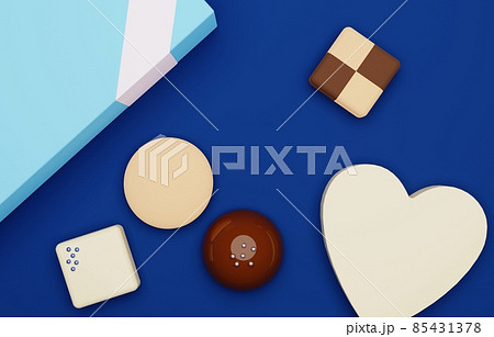 3D素材_ホワイトデー 3D素材_ホワイトデー 85431378