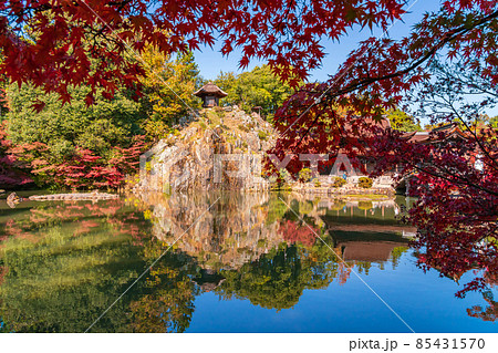 秋の虎渓山永保寺〈岐阜県多治見市〉 85431570