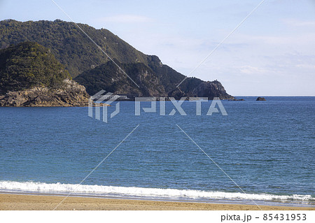 徳島県海部郡美波町の大浜海岸の景色 85431953