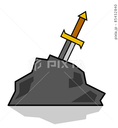 岩に刺さった勇者の剣 85432840