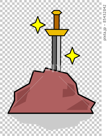 Hero's sword stuck in the rock Hero's sword stuck in the rock 85432842