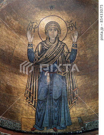 frescoe in Saint Sophia Cathedral, Kiev, Ukraine 85433075