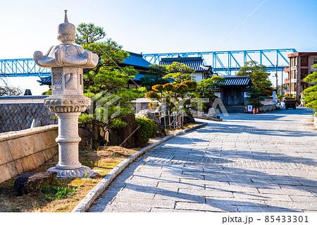 《広島県》下蒲刈島・三之瀬の朝の風景 《広島県》下蒲刈島・三之瀬の朝の風景 85433301