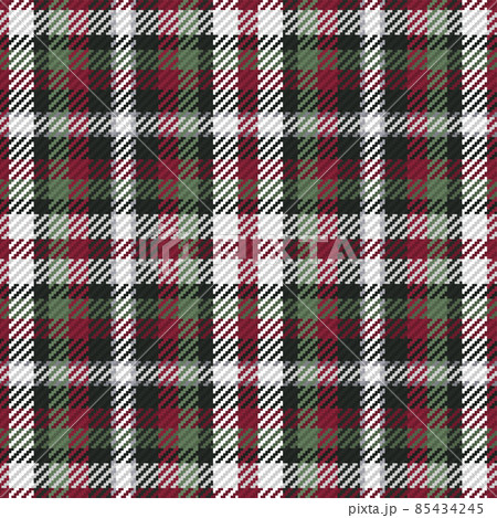 Seamless pattern of scottish tartan plaid. Repeatable background with check fabric texture. Vector backdrop striped textile print. 85434245