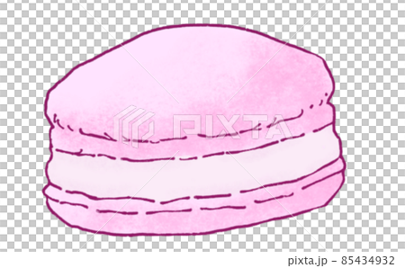 手繪粉色杏仁餅，部分 1png 85434932