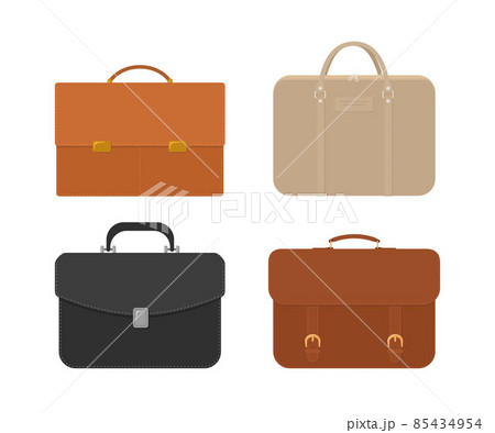 Briefcase isolated on white background. Cartoon flat style Briefcase isolated on white background. Cartoon flat style 85434954