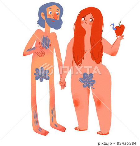 Adam and Eve and the Apple 85435584