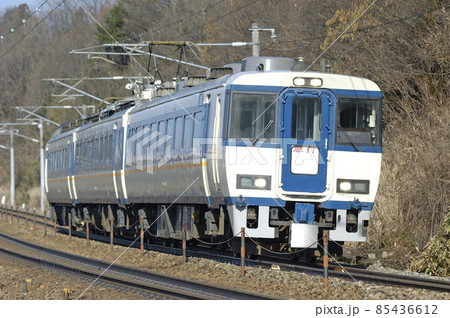 北陸本線　津幡－倶利伽羅　JR西日本　485系　Y13編成（金沢）　おはようエクスプレス　回送　急行 85436612