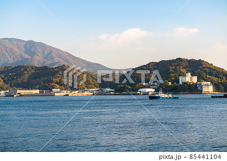 《広島県》下蒲刈島・朝の風景 85441104