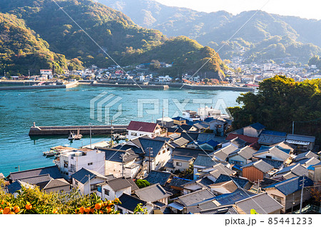 《広島県》下蒲刈島・三之瀬の朝の風景 85441233