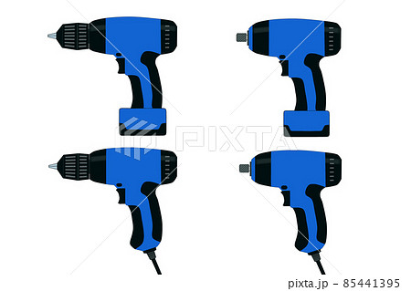 インパクトドライバーとドリルドライバー　電動ドライバー 85441395