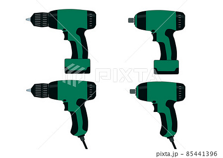 インパクトドライバーとドリルドライバー　電動ドライバー 85441396