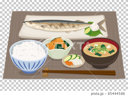 烤魚套餐（秋刀魚） 85444586