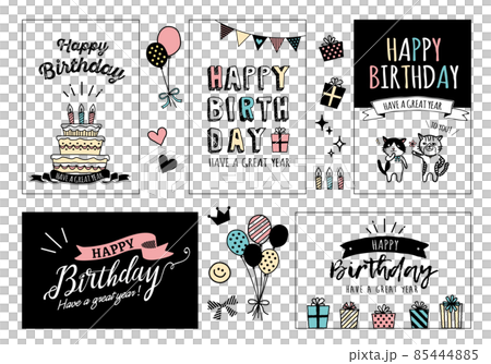 バースデーカードセット バースデーカードセット 85444885