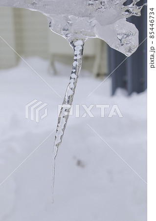 氷、つらら、冬、雪、冬景色、雪景色、北国、氷柱、北海道、極寒、寒い、凍結、凍る 氷、つらら、冬、雪、冬景色、雪景色、北国、氷柱、北海道、極寒、寒い、凍結、凍る 85446734
