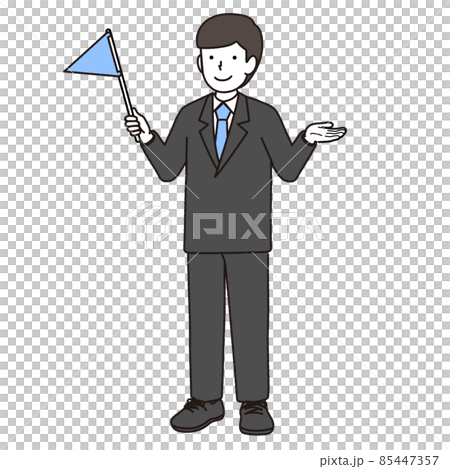 ツアーガイドの男性 85447357