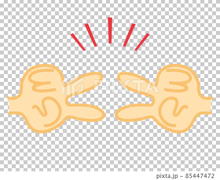 石頭剪刀布手標誌矢量圖 85447472