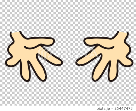 石頭剪刀布手標誌矢量圖 85447473