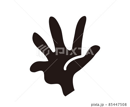 Rock-paper-scissors hand sign vector illustration - Stock Illustration  [85447508] - PIXTA