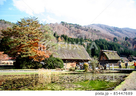 白川郷　合掌造り集落 85447689