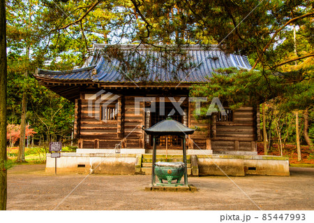 岩手県 平泉 世界遺産 毛越寺 開山堂 岩手県 平泉 世界遺産 毛越寺 開山堂 85447993