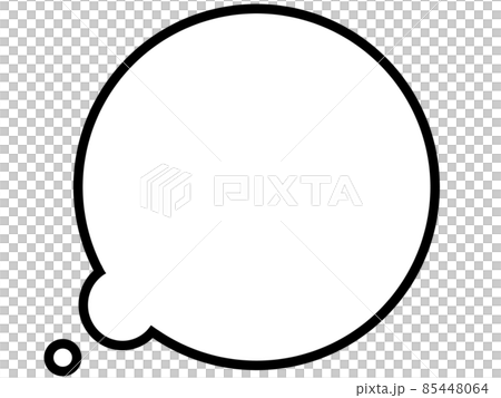 考える吹き出しイラスト素材のイラスト素材