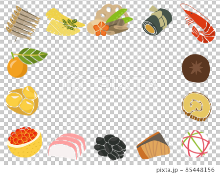 おせち　素材イラスト 85448156