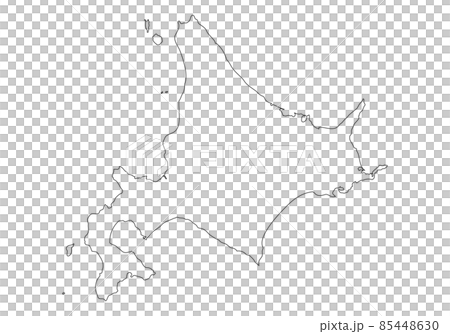 北海道の線画 85448630