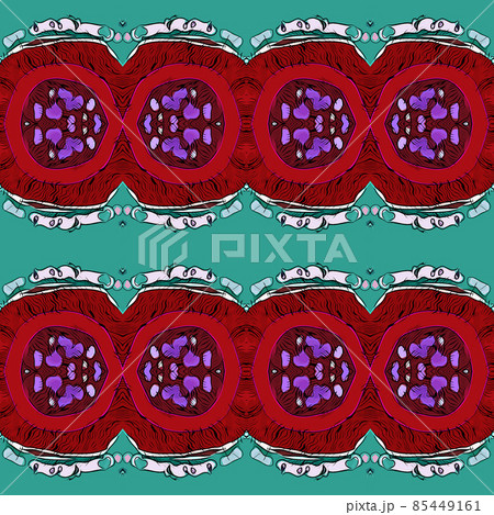 Abstract retro geometric seamless pattern Abstract retro geometric seamless pattern 85449161