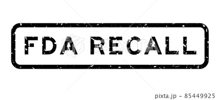 Grunge black fda recall word square rubber seal stamp on white background Grunge black fda recall word square rubber seal stamp on white background 85449925