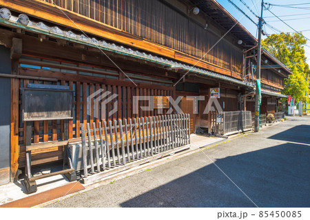 奈良　郡山洞泉寺の町並み 85450085
