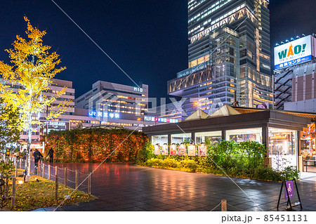 《大阪府》天皇駅前・都市夜景 《大阪府》天皇駅前・都市夜景 85451131