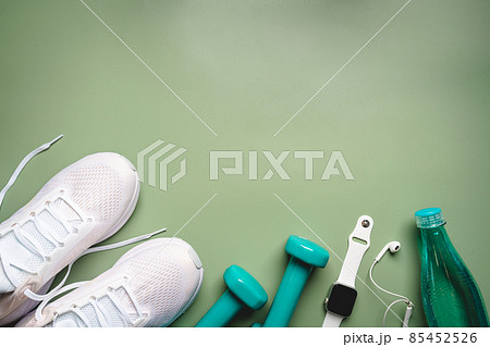 Sport flat lay Sport flat lay 85452526