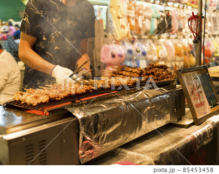 台湾・台東 台東観光夜市 串焼き / Taitung Night market, Taiwan 85453458