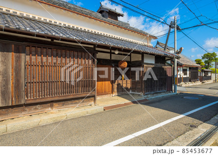 奈良県御所市　名柄の町並み 85453677