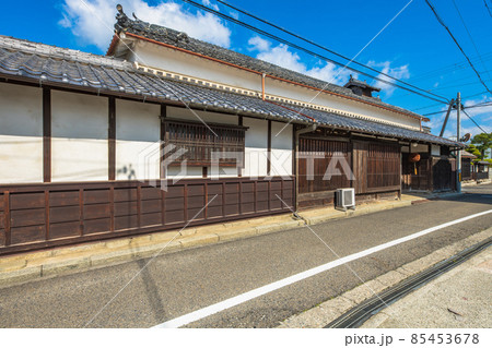 奈良県御所市 名柄の町並み 奈良県御所市 名柄の町並み 85453678