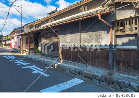 奈良県御所市　名柄の町並み 85453685
