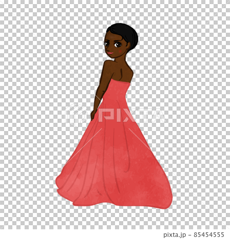 穿紅裙子的女性 02 穿紅裙子的女性 02 85454555