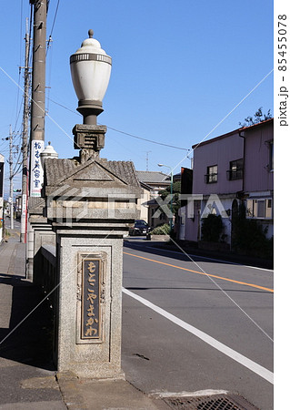 埼玉県本庄市の元小山川にかかる賀美橋 85455078