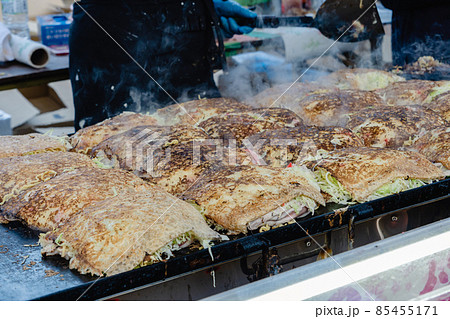 縁日のお好み焼き 縁日のお好み焼き 85455171