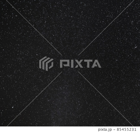 Close up of bright stars on blue sky at night. Natural universe space landscape background. It is the galaxy that contains our Solar System 85455231